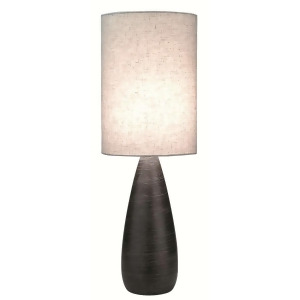 Lite Source Table Lamp Brushed Dark Bronze Linen Shade Ls-2999 - All
