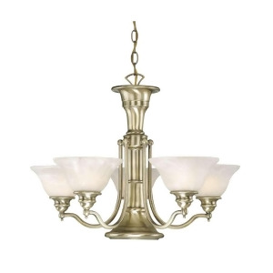 Vaxcel Standford 6L Chandelier Antique Brass Ch30306a - All
