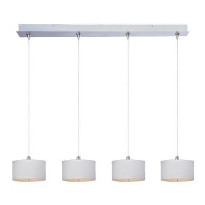 Et2 Lighting Elements 4-Light RapidJack Pendant and Canopy E95498-100sn - All