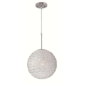 Lite Source Pendant Lamp Polished Steel Clear Acrylic Shade Ls-19598 - All