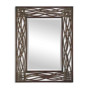 Uttermost Dorigrass Brown Metal Mirror 13707 - All