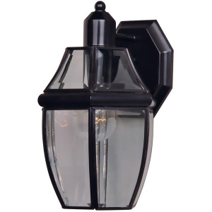 Maxim South Park 1-Light Outdoor Wall Lantern Burnished 4010Clbu - All