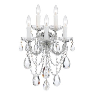 Crystorama Maria Theresa Chandelier Crystal Elements Crystal 4425-Ch-cl-s - All