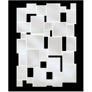 Kenroy Home Hockney Wall Mirror Gloss White 60044 - All