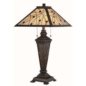 Lite Source Table Lamp Dark Bronze Tiffany Shade C41117 - All