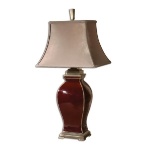Uttermost Rory Burgundy Table Lamp 26684 - All