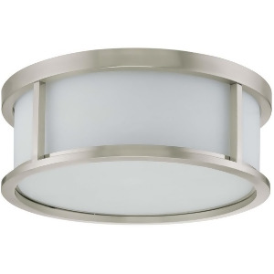 Nuvo Lighting Odeon 3 Light 17 Flush Dome w/Satin White Glass 60-2864 - All