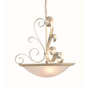 Lite Source Semi-Flush Lamp With Unique Metal Work Pearl Ls-1053pearl - All