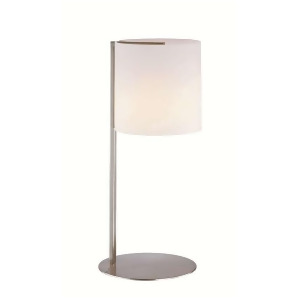 Lite Source Table Lamp Polished Silver With Frost Glass Shade Ls-20844ps-fro - All