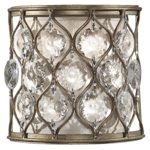 Feiss Lucia 1-Light Sconce in Burnished Silver Wb1497bus - All