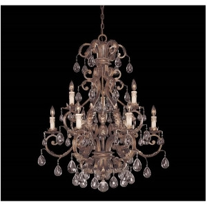 Savoy House Chastain 9 Light Chandelier Tortoise Shell Silver 1-5307-9-8 - All