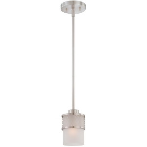 Nuvo Lighting Fusion 1 Light Mini Pendant w/ Frosted Glass 60-4688 - All