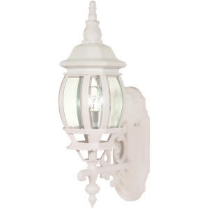 Nuvo Central Park 1 Light 20 Wall Lantern w/ Clear Beveled Glass 60-885 - All
