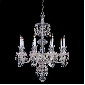 Crystorama Traditional Crystal Spectra Crystal Chandelier 1148-Ch-cl-saq - All