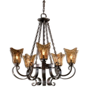 Uttermost Vetraio 5Lt Oil Rubbed Bronze Chandelier 21007 - All