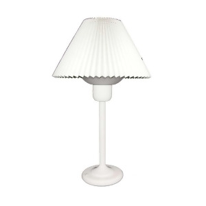 Dainolite White Table Lamp w/ 200 Watt Bulb included Dm980-wh - All