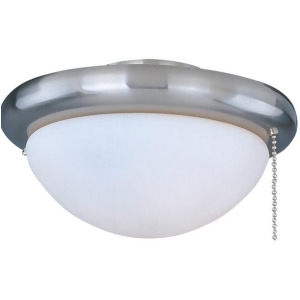 Maxim Lighting 1-Light Ceiling Fan Light KitSatin Nickel Fkt206sn - All