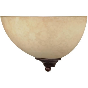 Nuvo Lighting Tapas 1 Light 12 Sconce w/ Tuscan Suede Glass 60-044 - All