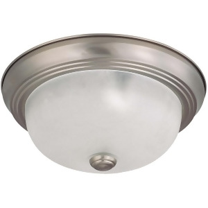 Nuvo Lighting 2 Light 11 Flush Mount w/ Frosted White Glass 60-3261 - All
