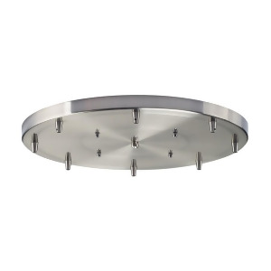 Elk Lighting Illuminare Accessories 8 Light Round Pan in Satin Nickel 8R-sn - All