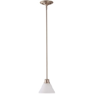 Nuvo Empire 1 Light 7 Mini Pendant w/ Frosted White Glass 60-3257 - All