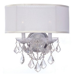 Crystorama Brentwood Sconce Crystal Spectra Crystal 4482-Ch-smw-cl-saq - All