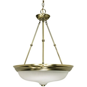 Nuvo Lighting 3 Light 20 Pendant Frosted Swirl Glass 60-244 - All