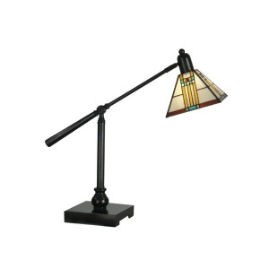 Dale Tiffany Mission Bank Table Lamp Tt90492 - All
