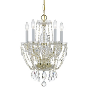 Crystorama Traditional Crystal Elements Crystal Chandelier 1129-Pb-cl-s - All