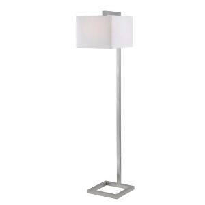 Kenroy Home 4 Square Floor Lamp Brushed Steel Finish 21080Bs - All