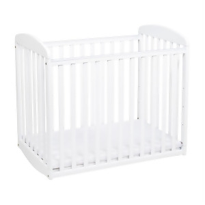 Davinci Alpha Mini Rocking Crib in White M0598w - All