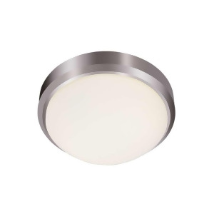 Trans Globe Classic Frosted 13' Flush-Mount Nickel 13881 Bn - All