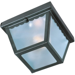 Maxim Lighting 1-Light Outdoor Ceiling Mount Black 6203Ftbk - All