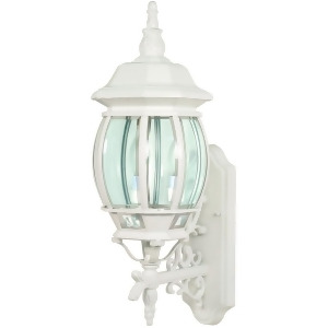 Nuvo Central Park 3 Light 22 Wall Lantern w/ Clear Beveled Glass 60-888 - All