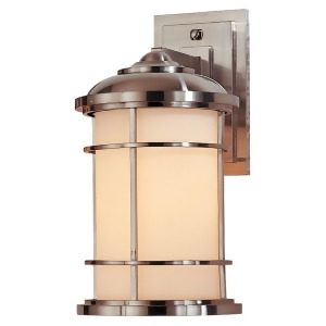 Feiss Lighthouse 1-Light Wall Lantern in Brushed Steel Ol2201bs - All