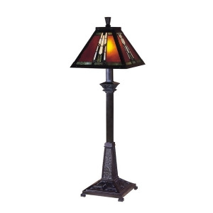 Dale Tiffany Amber Monarch Buffet Table Lamp Tb100715 - All