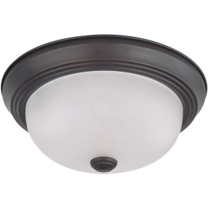 Nuvo Lighting 2 Light 11 Flush Mount w/ Frosted White Glass 60-3145 - All