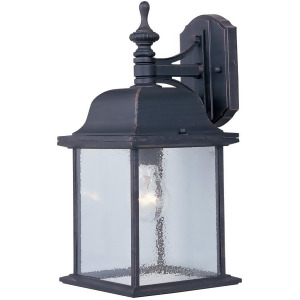 Maxim Senator 1-Light Outdoor Wall Lantern Rust Patina 1056Rp - All