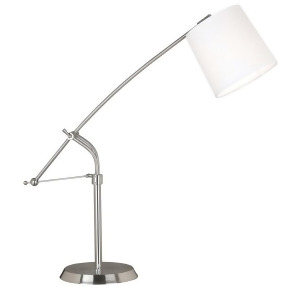 Kenroy Home Reeler Table Lamp Brushed Steel Finish 20813Bs - All