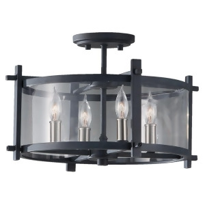 Feiss Ethan 4-Light Indoor Semi-Flush Mount Sf292af-bs - All