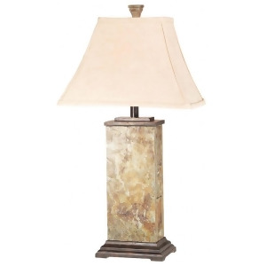 Kenroy Home Bennington Table Lamp Natural Slate 31202 - All