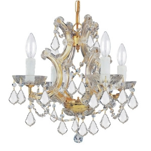 Crystorama Maria Theresa Chandelier Crystal Elements Crystal 4474-Gd-cl-s - All