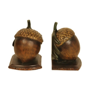 Sterling Ind. Pair Muir Woods Acorn Bookend 91-4960 - All