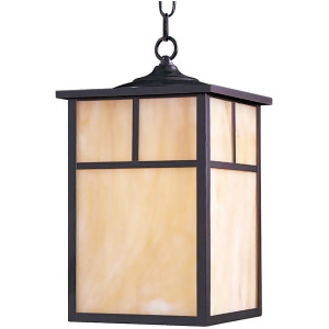 Maxim Coldwater 1-Light Outdoor Hanging Lantern Burnished 4058Hobu - All