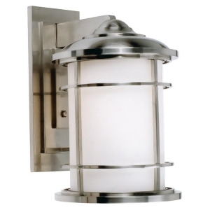 Feiss Lighthouse 1-Light Wall Lantern in Brushed Steel Ol2202bs - All