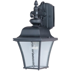 Maxim Lighting Senator 1-Light Outdoor Wall Lantern Black 1066Bk - All
