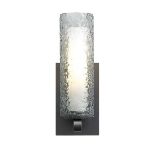 Lbl Mini-Rock Candy Cylinder Wall Satin Nickel Finish Wall Sconce Hw623smsc2g - All