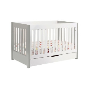 Babyletto Mercer 3-in-1 Crib in Grey/White Finish M6801gw - All