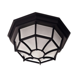 Savoy House Exterior Collections Flush Mount in Black 07066-Blk - All