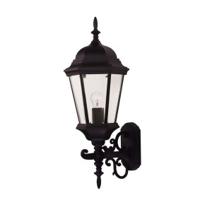 Savoy House Exterior Collections Wall Mount Lantern in Black 07078-Blk - All